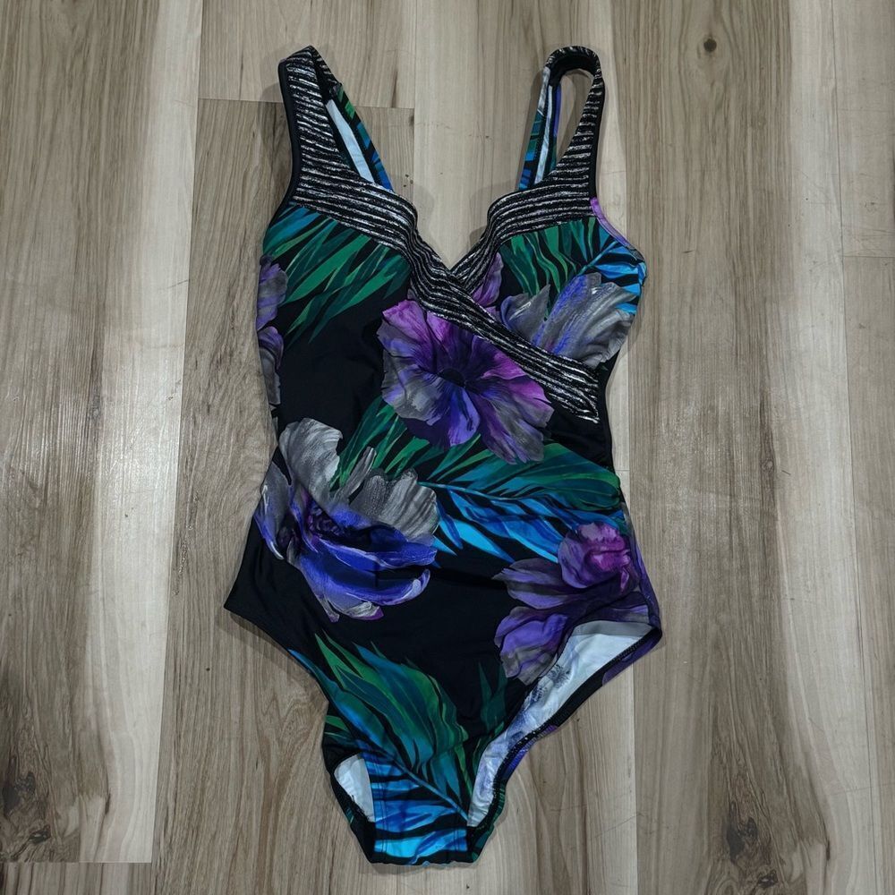 Miraclesuit Tropical One Piece Swimsuit Women’s 8